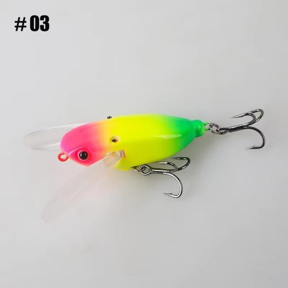 Noisy Design Topwater Fishing Lure Floating Type Insect Fishing Lure Floating Hard Bait  For Bass