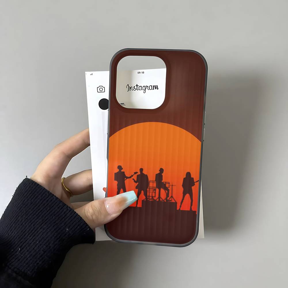 D-Daft Punk Группа Франция Для IPhone 15 16 17 14 13 12 11 Pro Max 16E 16 Plus 17 Air Гофрированный Ударопрочный Чехол для Телефона