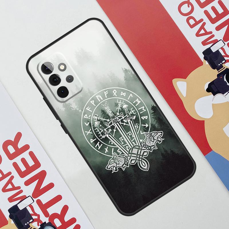 Чехол Forest Nordic Runes для Samsung Galaxy A34 A24 A54 A14 A52 A42 A32 A22 A12 A51 A71 A53 A33 A23 A13