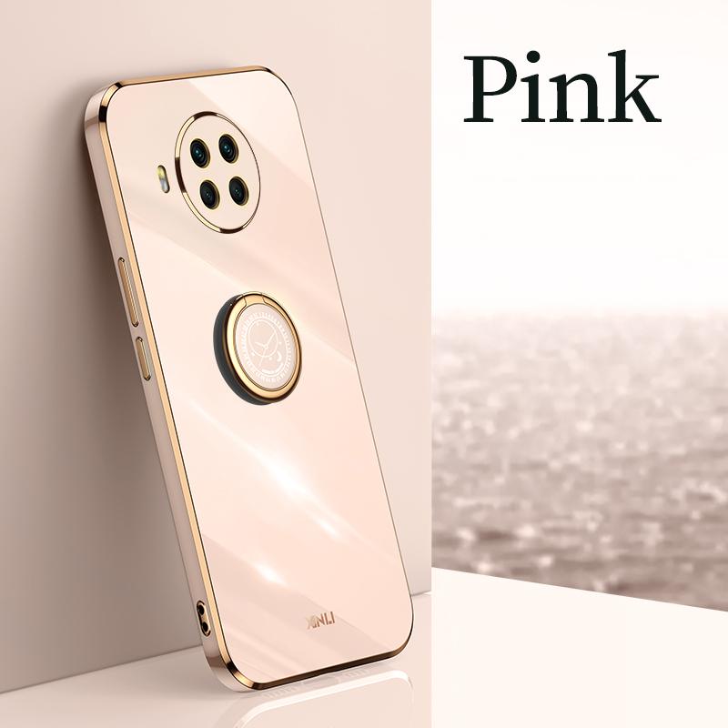 Чехол-держатель с квадратным кольцом для телефона Xiaomi Mi 10t Lite 5G 10 T 10tlite Xiomi Mi10t Pro, роскошный мягкий силиконовый чехол-подставка