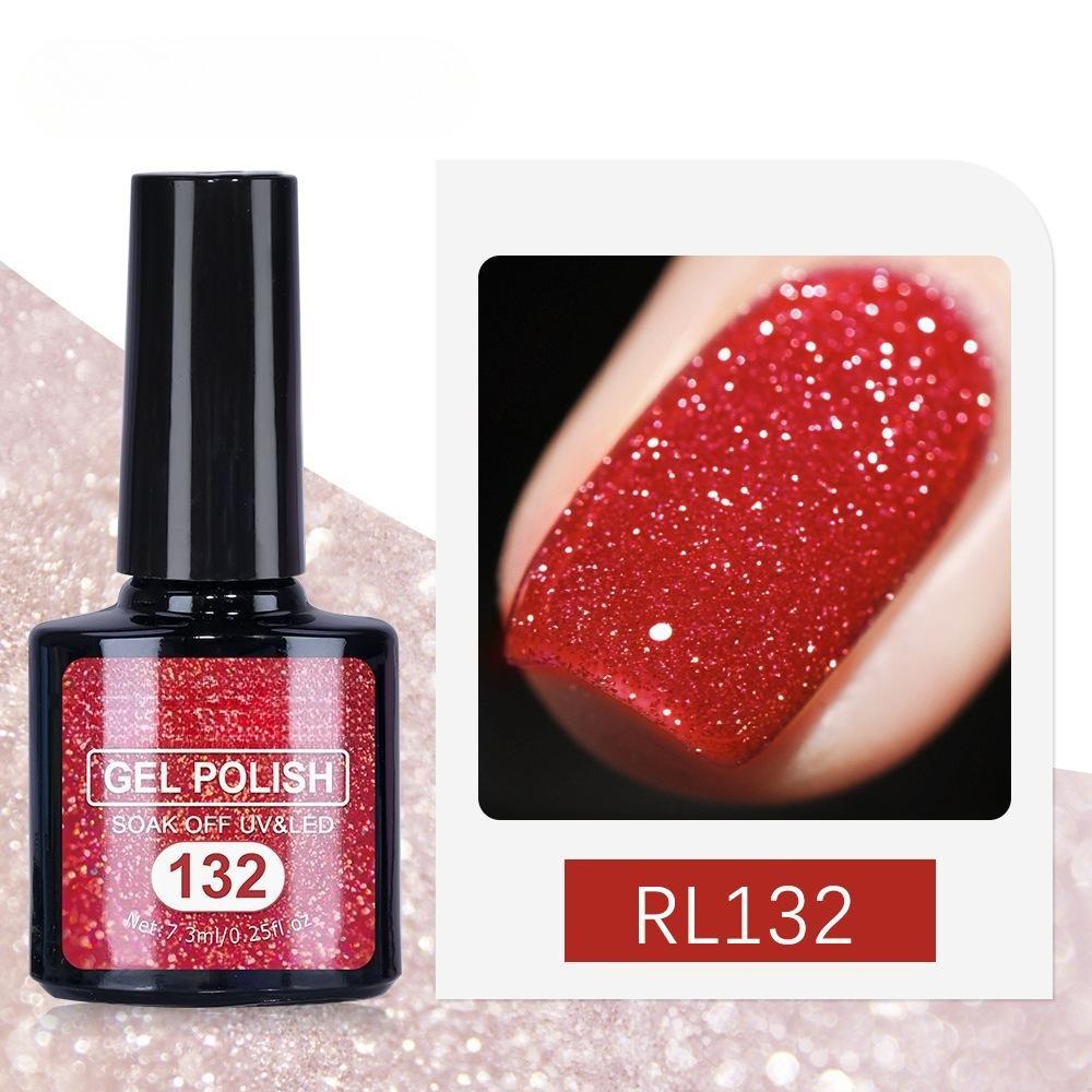 7,5 мл гель-лак для ногтей с блестками, замачиваемый УФ-светодиодный гель-лак для дизайна ногтей, маникюр