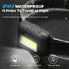 Outdoor COB Mini Headlight 3 Modes LED Night Riding Waterproof Battery Flashlight Headlight Torch Lantern Camping Night Fishing