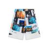 Li Ning x Mister Cartoon Badfive Спортивные шорты Мужские Фото Принт по всей поверхности Цвет Слоновая кость AAPT045-5