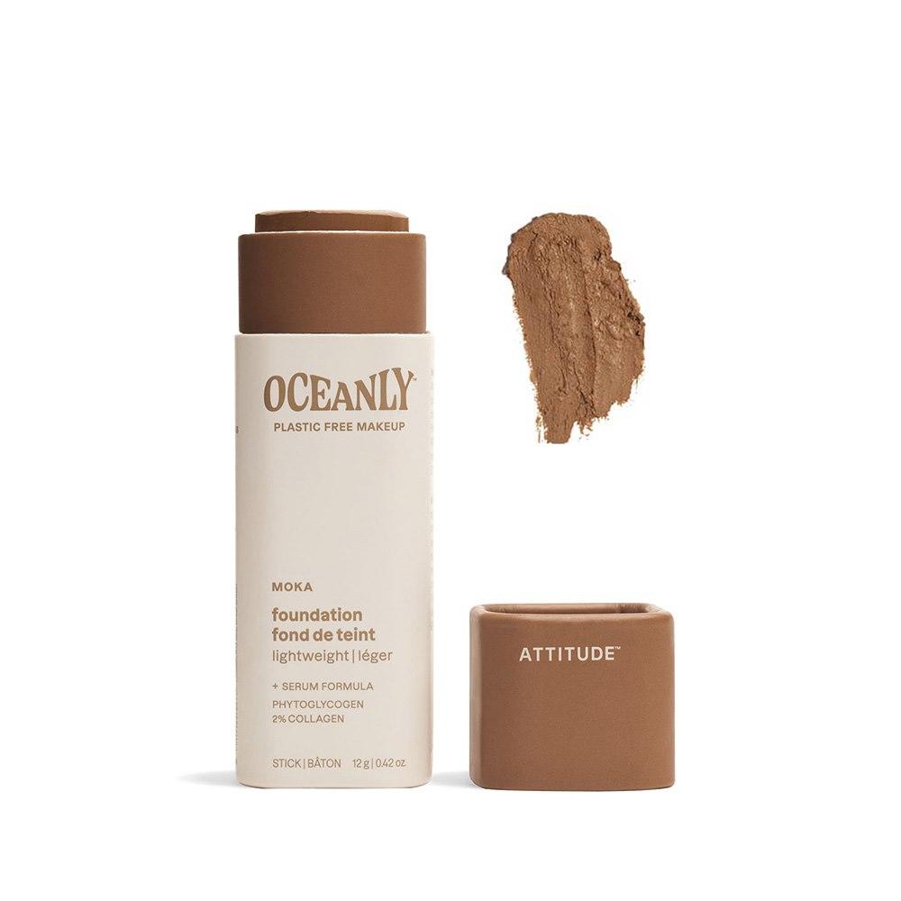Podkład Moka 12 G Naturalny Lekko Kryjący Wegański, Attitude Oceanly