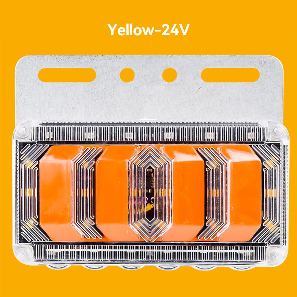 24 В водонепроницаемый светодиодный боковой габаритный фонарь для грузовика, прицепа, внедорожного тягача, автобуса, супер яркий