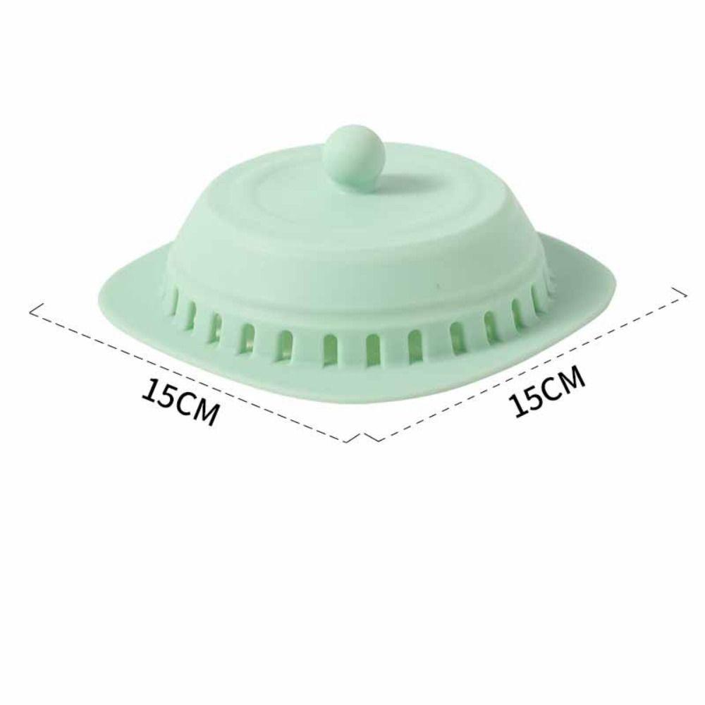 Portable Silicone Floor Drain Cover Press Type Anti-odor Sewer Anti-Clogging Strainer Kitchen Sink Filter