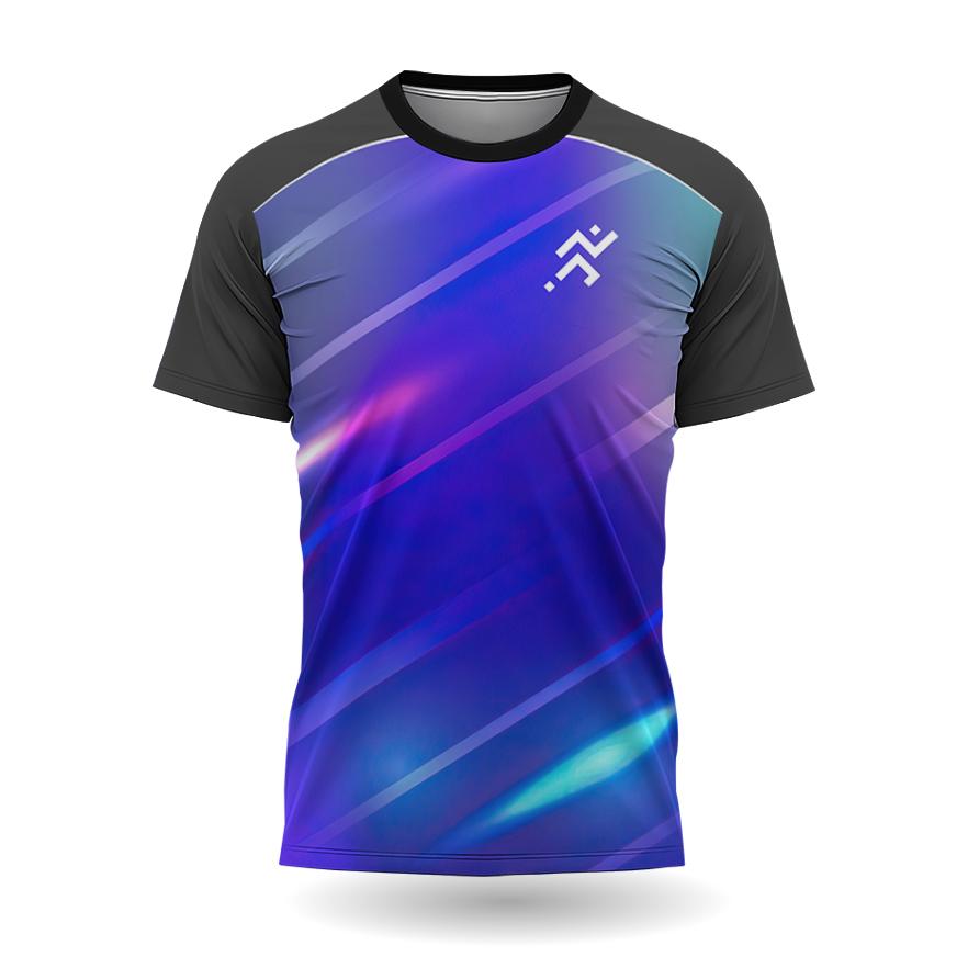 Мужская футболка для спорта на открытом воздухе, футболки для бега с забавным градиентным принтом, быстросохнущий топ с короткими рукавами, летние повседневные свободные футболки с круглым вырезом