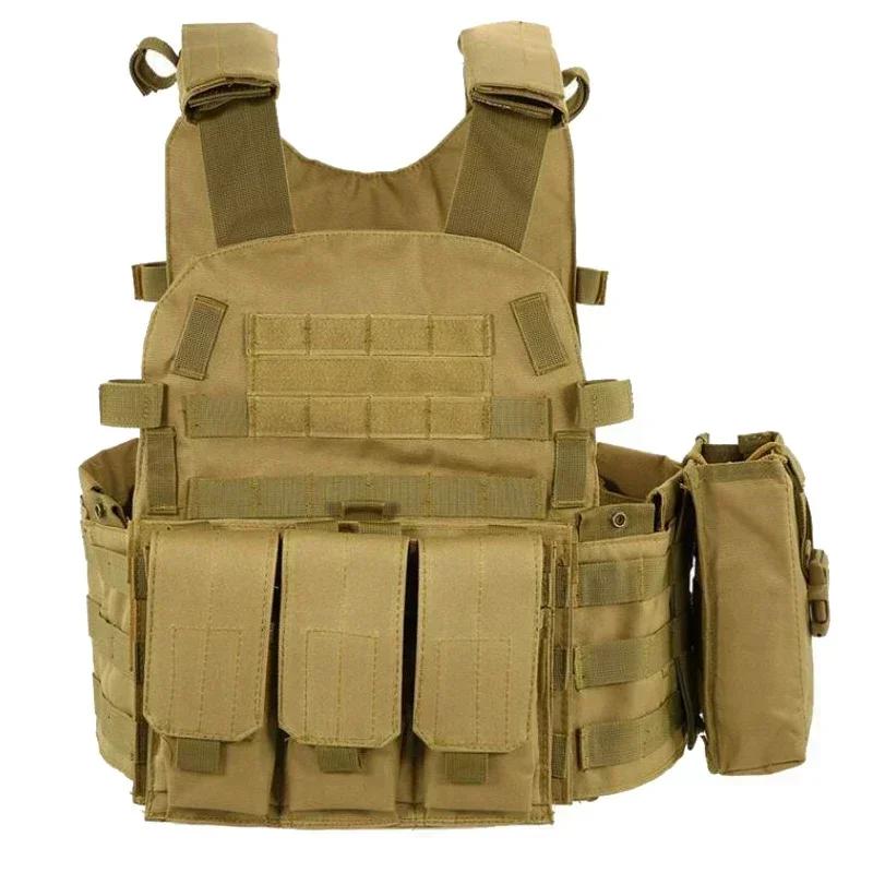 Военный жилет Бронежилет Боевое снаряжение Армии Охота Plate Carrier Аксессуары для страйкбола Военная игра Подсумок Жилет