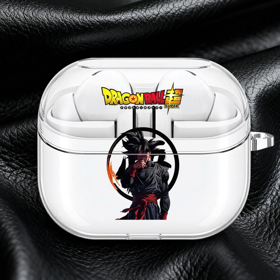 Clear Earphone Cases Cover With Hook Case For Samsung Galaxy Buds 3Pro Live 2Pro 4Pro 3 FE 2 4 Pro Dragon Ball Goku