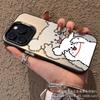 Милый щенок наносит Apple 15 цвет серебристый iPhone14Pro креативный 11promax матовый 16 защитный чехол 17