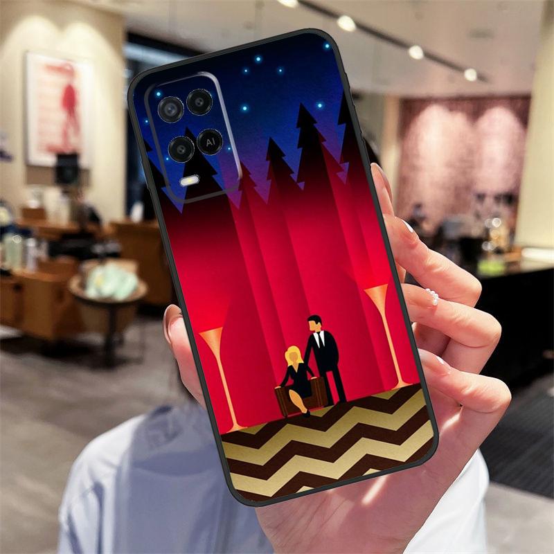 Добро пожаловать в Твин Пикс Чехол для Oppo A94 A74 A54 A18 A38 A58 A78 A98 A40 A60 A80 A16 A76 A96 A15 A17 A77 A57S Обложка