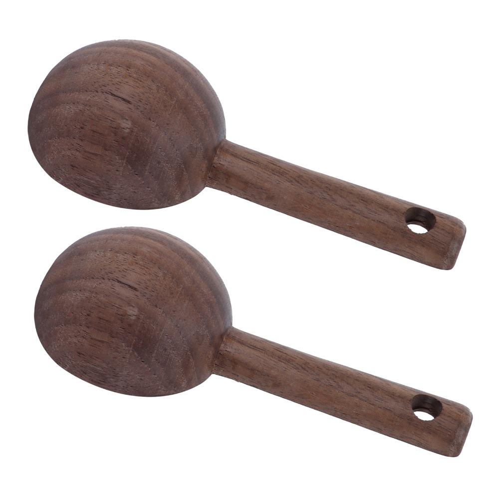 Walnut Coffee Scoop Elegant Wooden Spoon Coffee Accessories Walnut Teaspoon Coffee Brewing