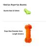 4mm/6mm Outdoor Tent Guyline Ropes 4M Length with Adjuster Tensioner Reflective Camping Guy Lines Camping Accessories