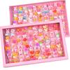 10pcs/lot Children's Cartoon Rings Candy Flower Animal Bow Shape Ring Set
