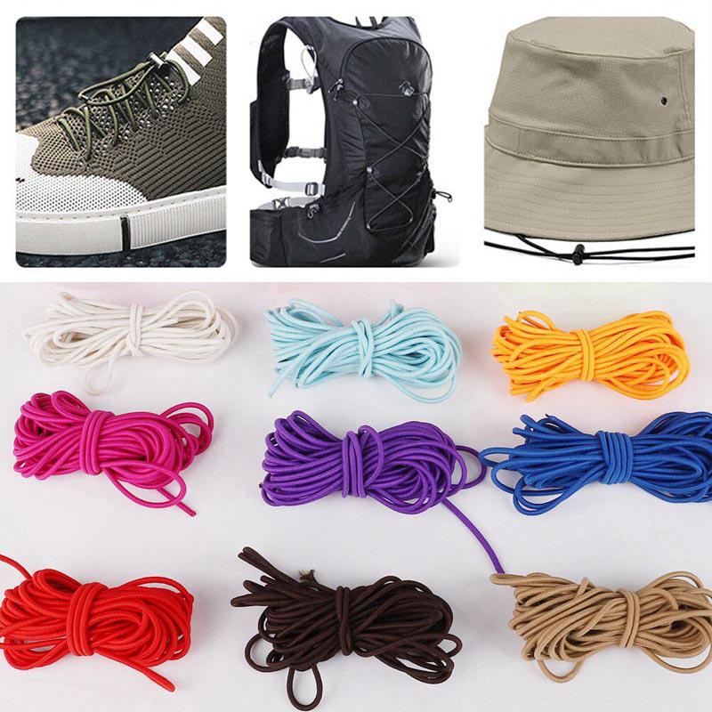 Vogue 2.5mm/2mm 5m/Pack Sewing Tools High Quality Coloured Durable DIY Elastic Band Handmade Sewing Material Accessories Elastic Cord