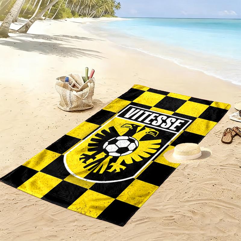 Пляжное полотенце Sbv Vitesse Print, Большое, Мягкое, Быстросохнущее, для Пляжа, Кемпинга, Плавания
