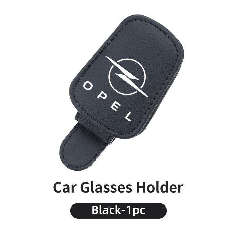 czxkqr1 Car Logo Visor Glasses Holder Sunglasses Clip For Opel Astra Corsa Insignia Vectra Meriva Zafira Mokka Grandland Vivaro Antara A
