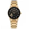 Eco Drive Disney Mickey Mouse Diamond Gold Tone Stainless Steel Quartz Ladies Watch