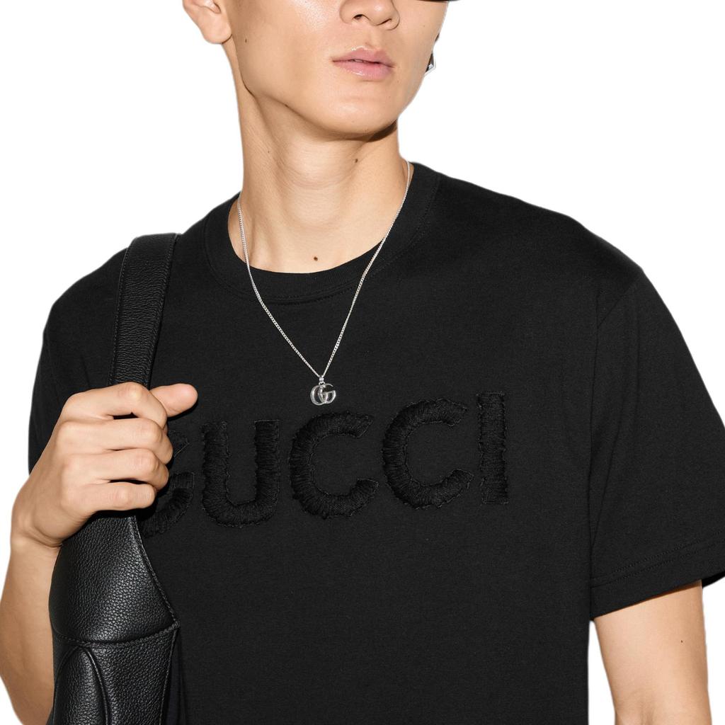 GUCCI Cotton Jersey T shirt With Embroidery 796395-XJG5E-1043