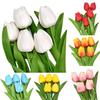 5 шт. имитация цветов тюльпана красивые многофункциональные очаровательные высококачественные искусственные цветочные тюльпаны поддельные цветы букеты для свадьбы