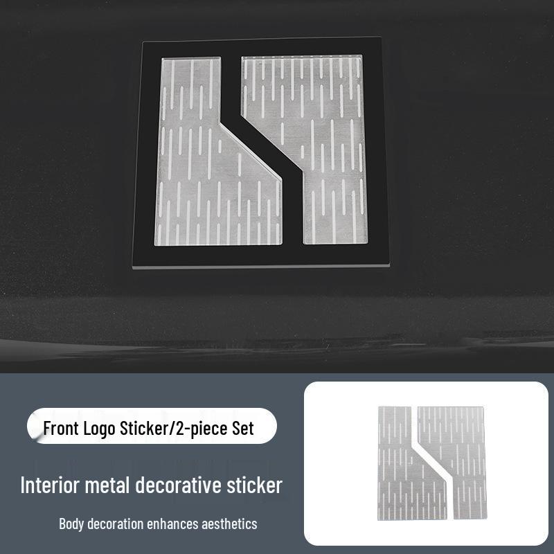 Алюминиевая наклейка с кнопкой P для переключения передач Zeekr 009 - Аксессуар для украшения центральной консоли (24-25)