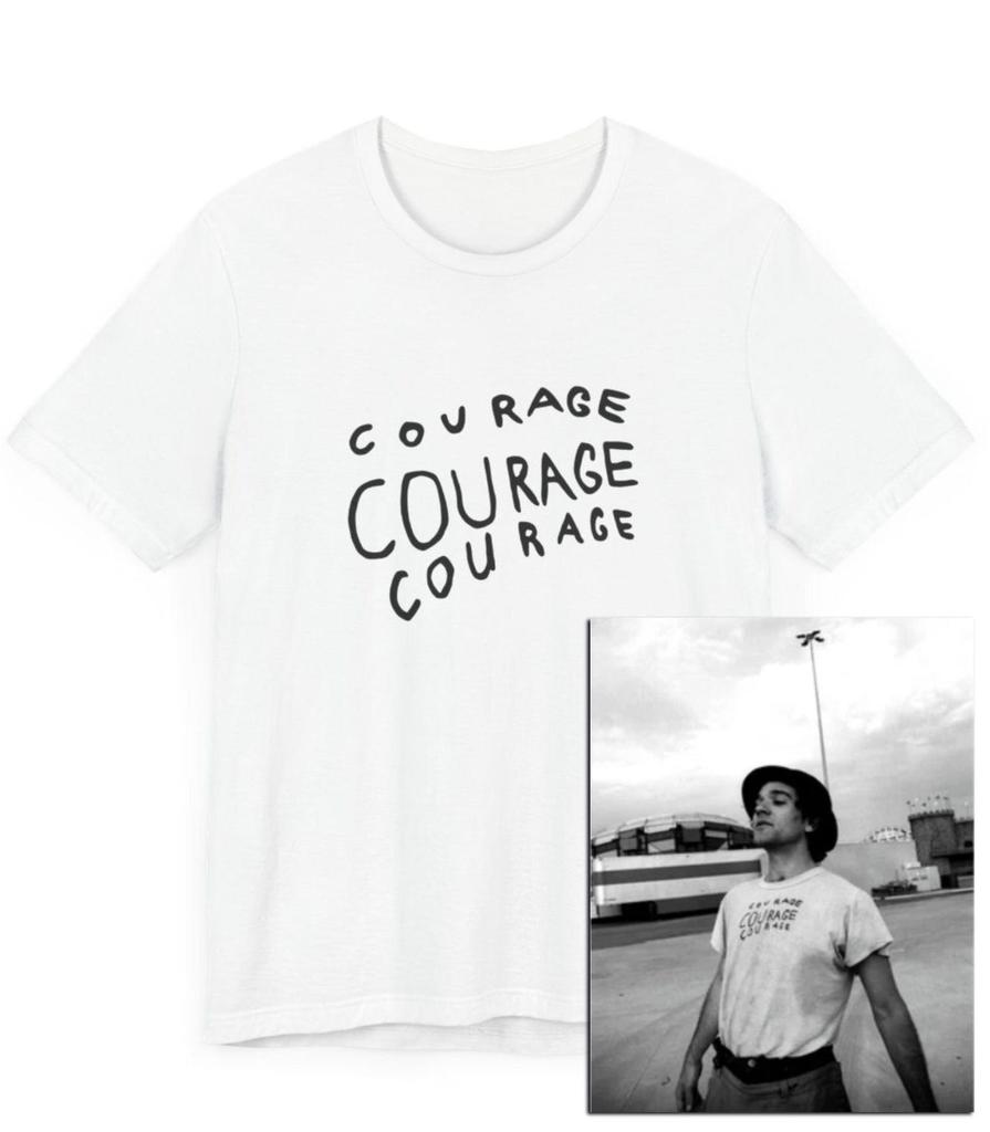 Courage T-Shirt, '90s Alternative Rock Gift, College Rock Tee, Classic Rock, Losing My Religion, Shiny Happy People, Hand Drawn Font, Athens