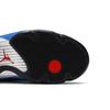 Air Jordan 14 Retro 'Black Varsity Royal' (Unisex) Black / Varsity Royal / Chrome Vintage Basketball Shoes BV7630 004