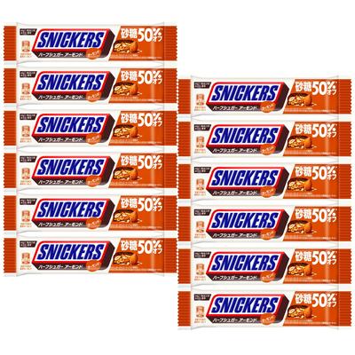 Mars Japan Snickers Половина сахара Миндаль 2 стика x 12 пакетиков