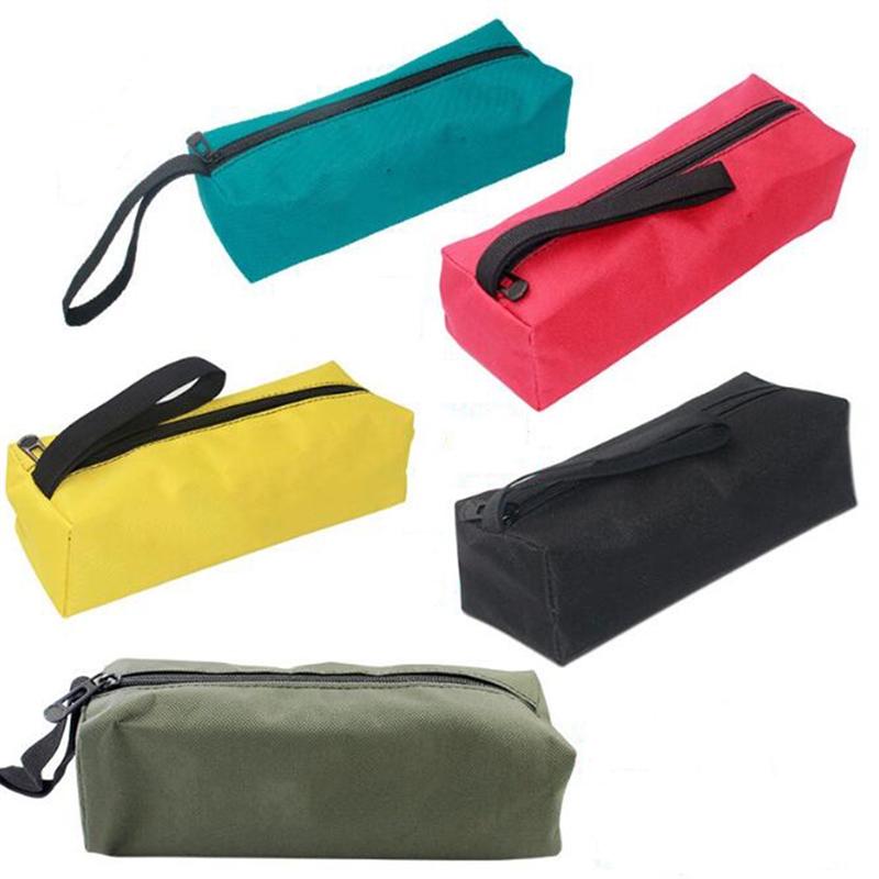 Hand Tool Bag Thick Oxford Bag For Small Tools Screwdriver Wrench Tweezers Drill Bit Organizer Bag Waterproof Zipper Pouch