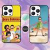 Мультяшный чехол для телефона B-Bob Burger-ES Для iPhone 16,15,14,13,12,11,Pro,Max,Plus,Mini,Magsafe,Магнитный чехол для беспроводной зарядки