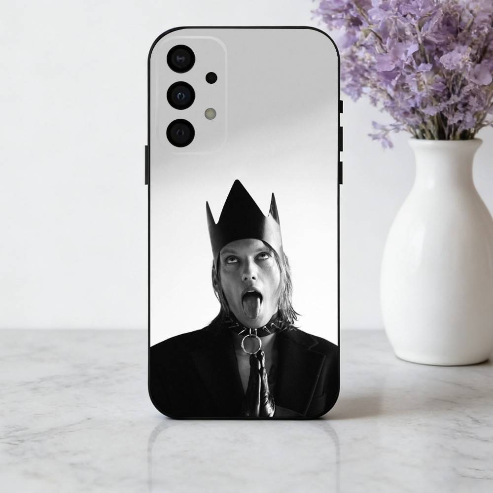 Чехол для телефона Look Jamie C-Campbell B-Bower Для Samsung Galaxy A73,A72,A71,A70,A53,A52,A51,Мягкий силиконовый черный чехол