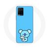 Case for Vivo Y21s 2021 / Y21 2021 Bangtan BTS BT21 Koya RM Blue Background