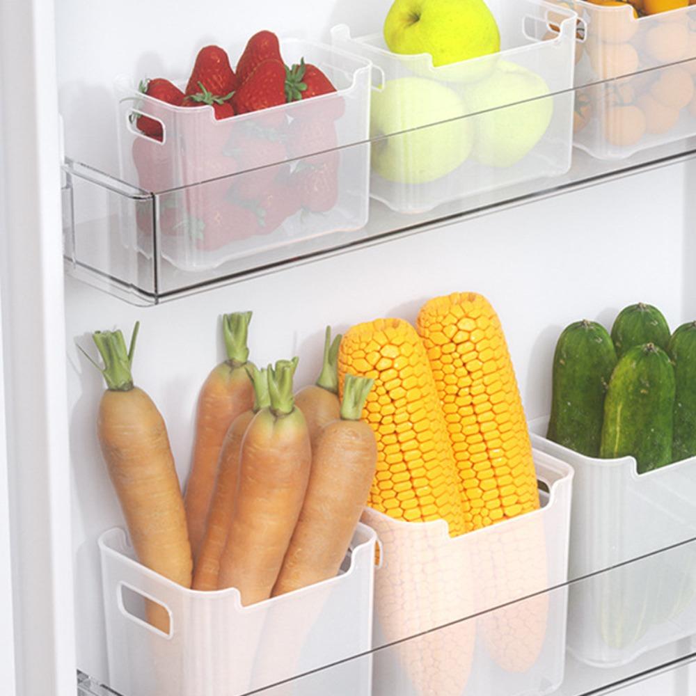 Thicken Fridge Organizer Rack Stackable Fridge Storage Bin New Food Storage Box  Kitchen Organizer