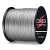 Dorisea Extreme Braid Polyethylene Braided Fishing lb Tested Fishing Abrasion Amazing Super Gray 100% Line, Gray, 109-2187 Yards, 6-550 Wire,