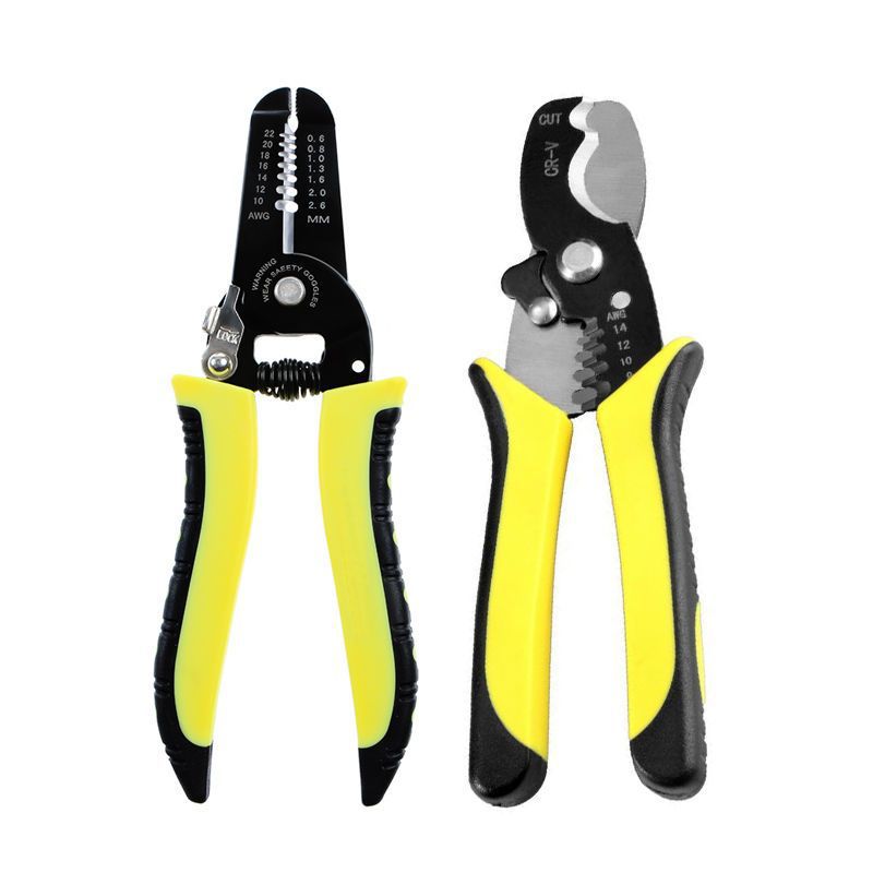 Multi Function Wire Stripper Plier 7 Inch and 8 Cable Stripping Cutting Tool for Electricians