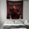 Custom Name Jude Bellingham Wall Tapestry Aesthetic Wall Hanging Printed Fabric Blanket Decorative Tapestries for Bedroom Living Room Home Decor