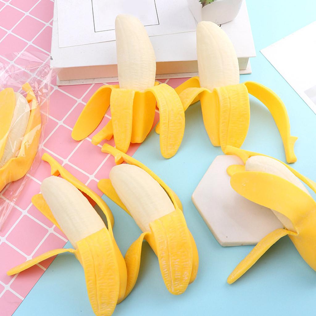 Banana Stress Relief Toys, Stretchable Banana Sensory Toys, Stress Relief Toys, Toys For Kids And Adults. Toys And Party