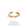 Yhpup 60mm Hot Style Stainless Steel Stars Moon Sun Universe Cuff Open Bracelet Bangle 18K Golden Plated Popular Wrist Jewelry