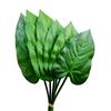 6pcs Faux Greenery Silk Flowers Fake Plants Long Stems Caladium Leaf Party Decor Floral Arrangement Artificial Bunch Home Decor