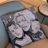 Game Rk800 Detroit Connor Pillow Case Anti-Dustmite Pillowcase Invisible Zipper Silky Short Plush Sofa Cushion Cover