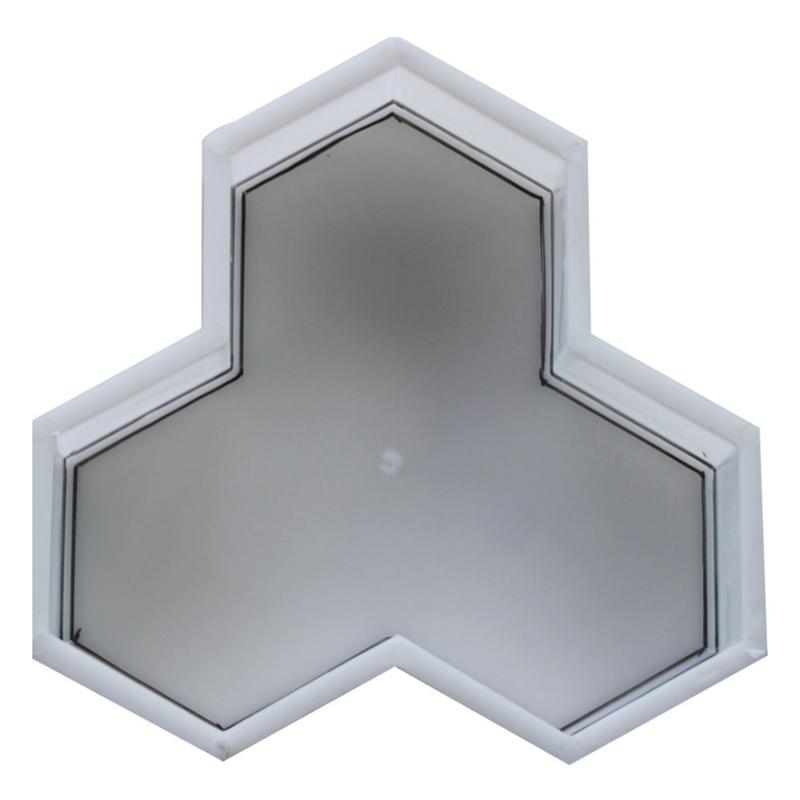 Create Stunning Garden Walkways with Reusable Plastic Paving Mold for Concrete Tiles DIY
