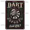 MyPlate Darts 180 Metal Sign Beer Bar Vintage Plaque Shop Tin Sign Plate Wall Decor For Bar Club Art Painting Poster Gift