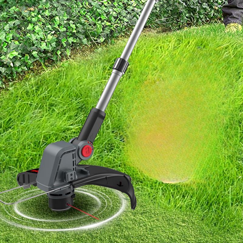 2 в 1 Регулируемая ручка Бесщеточный двигатель Беспроводной электрический триммер для травы Газонокосилка Садовая Высокая мощность для Makita/Dewakt Battery