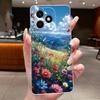 Чехол для телефона Honor X8d 4G Чехол для Honor X8d 4G Прозрачный ТПУ Антицарапающийся Мягкий Корпус Модный Уникальный Цветной Узор Облака