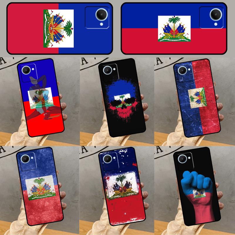 Haiti Haitian Flag Case For Realme C61 C67 C53 C55 C75 C51 C21Y C25S GT 6 6T 5 GT7 Pro 10 11 12 13 14 Pro Plus