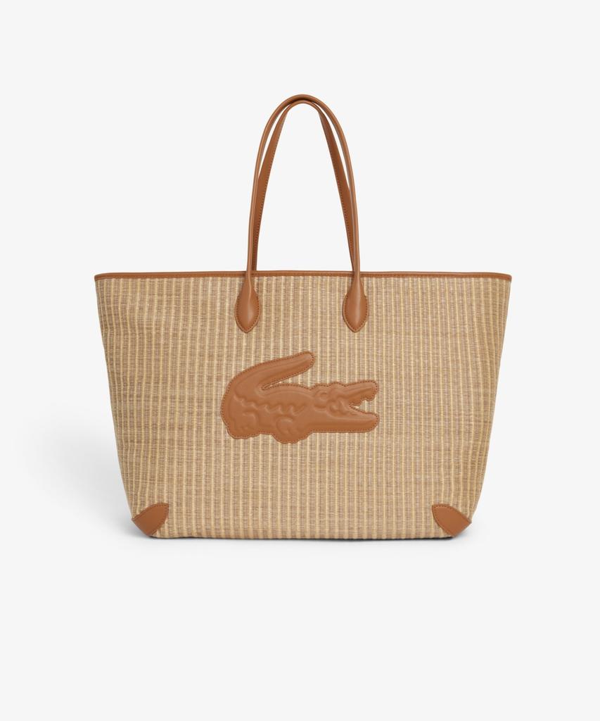 Женская летняя сумка-шоппер Lacoste из рафии Nf5247P56G K02