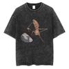 Washed Vintage Marcus The Worm Funny Meme Tshirt I Dont Like This Rock Tshirts Men Womens Casual Oversized Cotton T Shirts