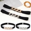 Clothing Decoration Women Adjustable Decorative Waistband Elastic Belts Stretch Waist Strap