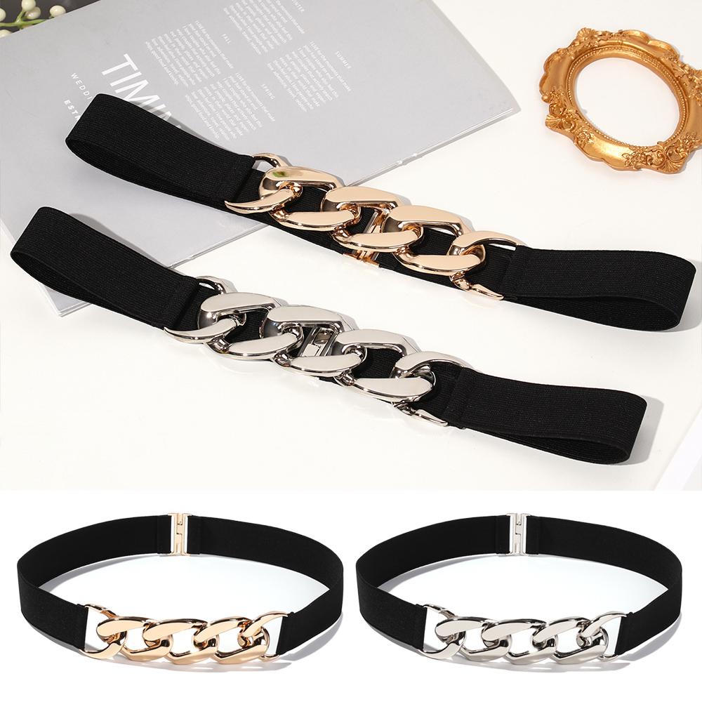 Fashion Waist Belts Adjustable Decorative Waistband Stretch Elastic Belts Waist Strap