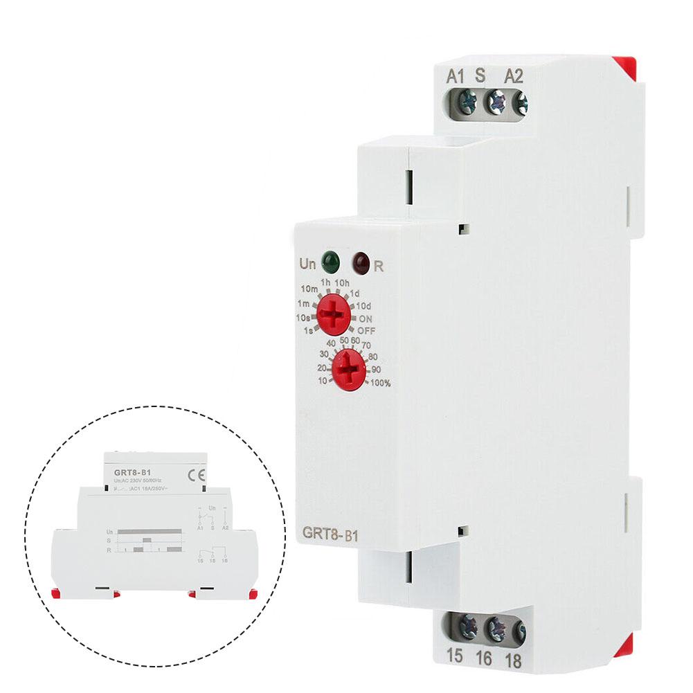 Аксессуары для реле 230 В GRT8-B1 Реле времени на DIN-рейку